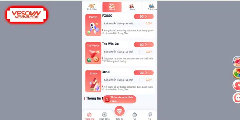 Các dạng xổ số được ưa chuộng