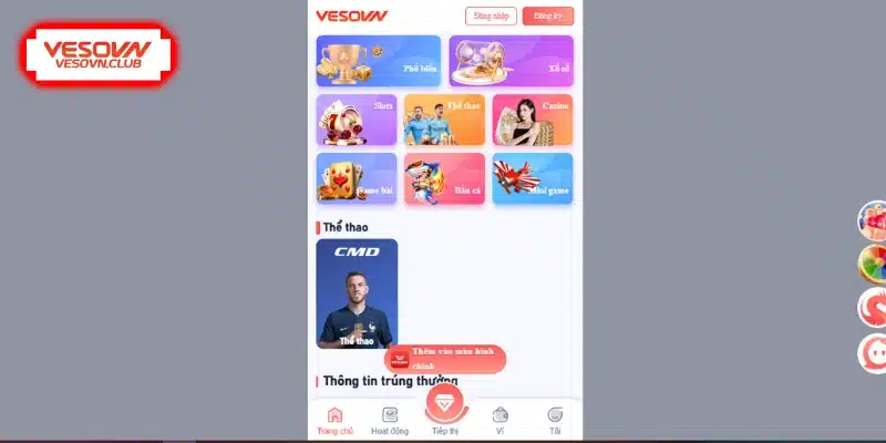 Thể loại thể thao được ưa chuộng